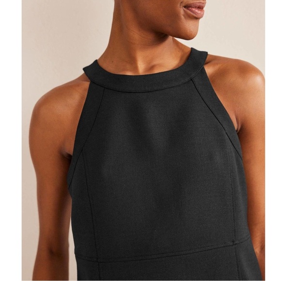 Boden Sleeveless Mini Shift Dress In Black Size 16/18 New - Picture 2 of 9